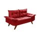 Sofa 2 Lugares Bariloche Retro Vermelho Essencial Estofados