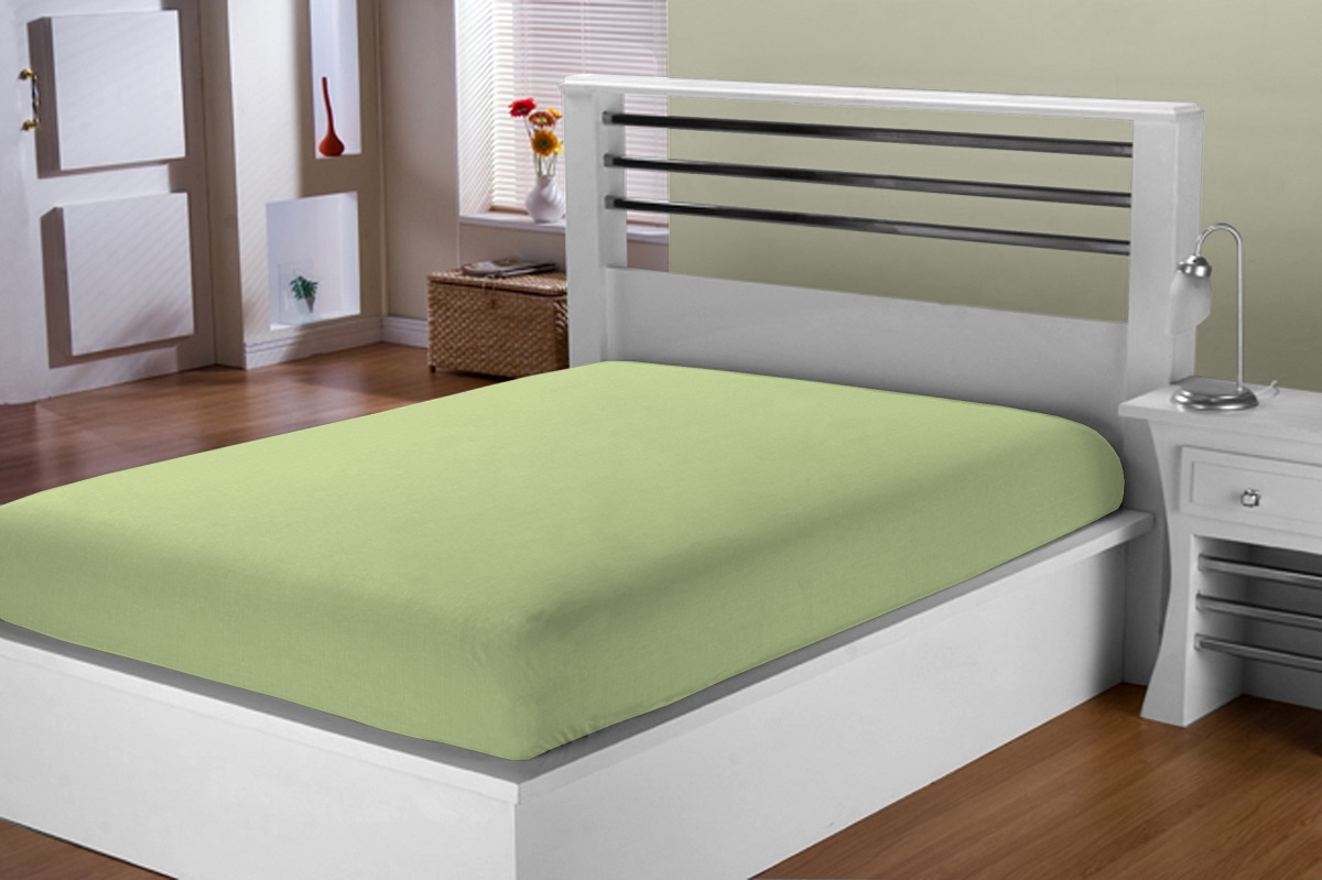 Lençol Avulso Percal 200 Fios Casal Estamparia - Verde