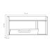 [OUTLET] Gabinete de Banheiro Benedito 1 PT Branco e Bege