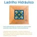 Banquinho de Ferro e Madeira com Ladrilho Hidráulico Rústico Artesanal S01