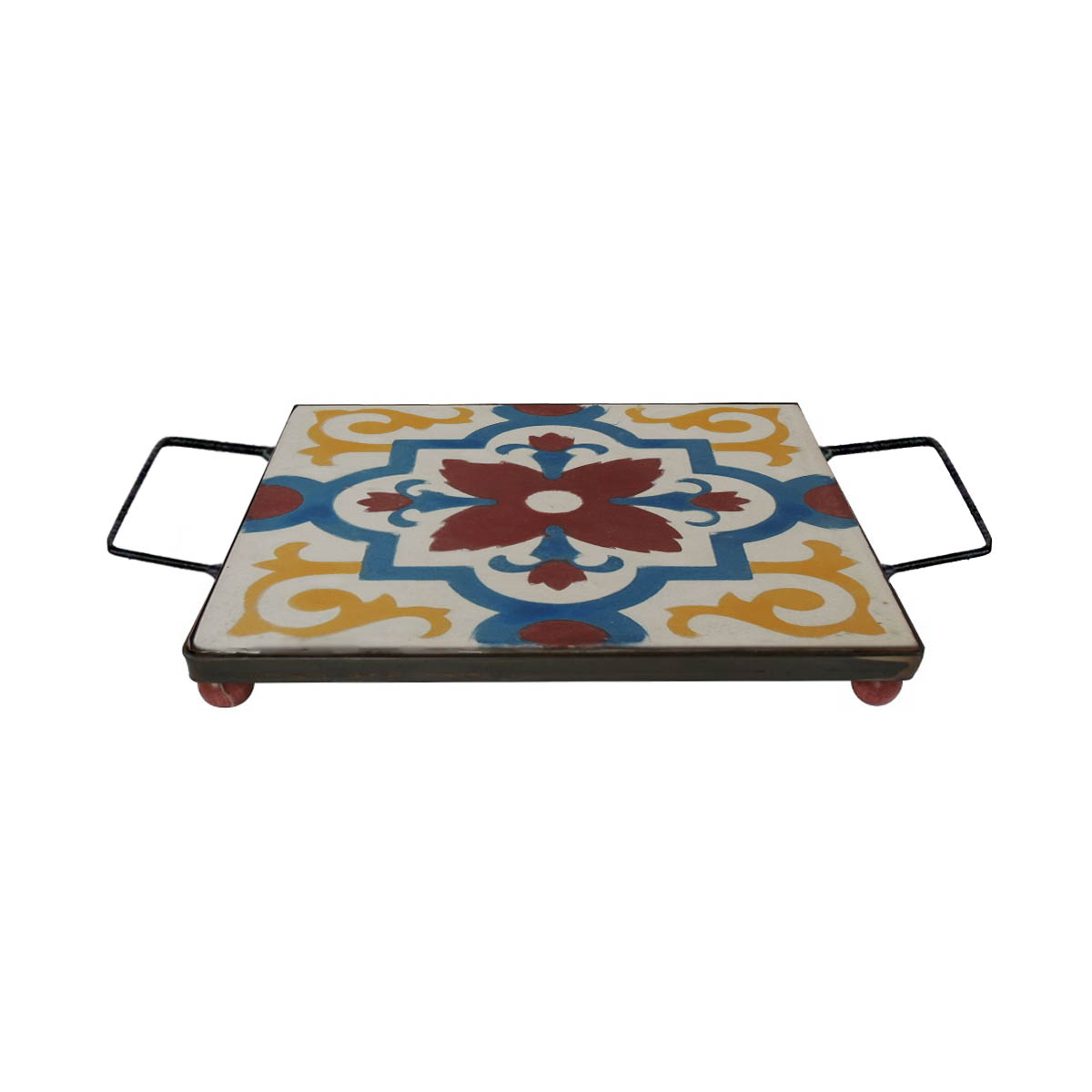 Descanso de Panela Apoio De Mesa Ladrilho Hidráulico A1