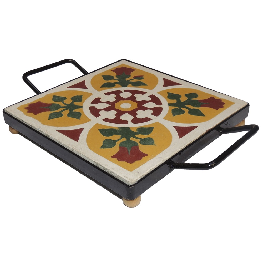Descanso de Panela Apoio De Mesa Ladrilho Hidráulico B1