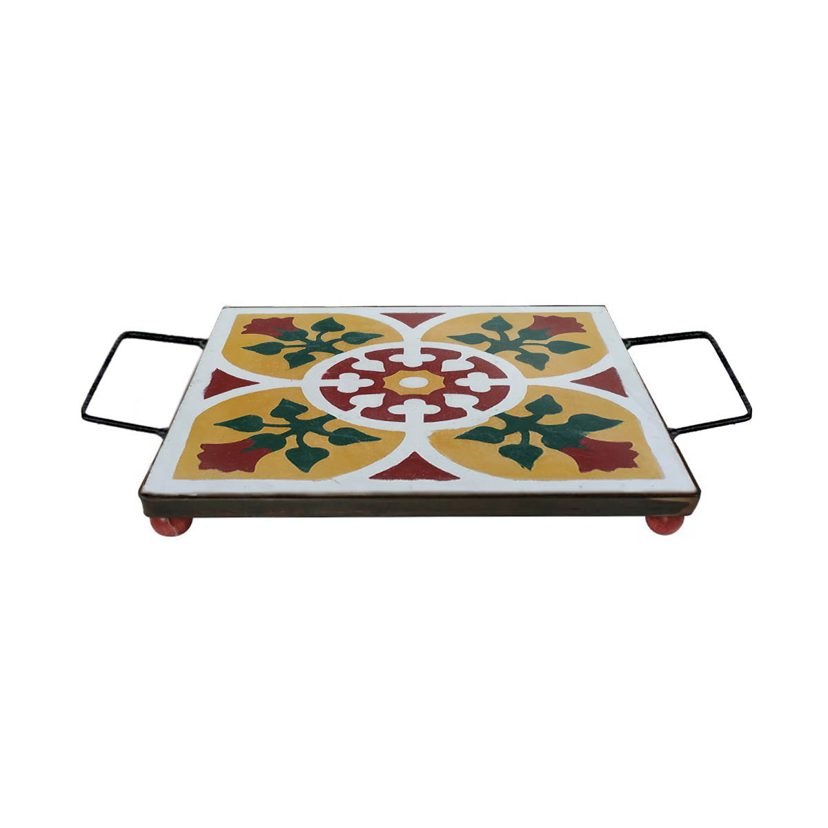 Descanso de Panela Apoio De Mesa Ladrilho Hidráulico B1