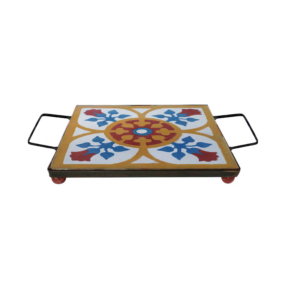 Descanso de Panela Apoio De Mesa Ladrilho Hidráulico B4