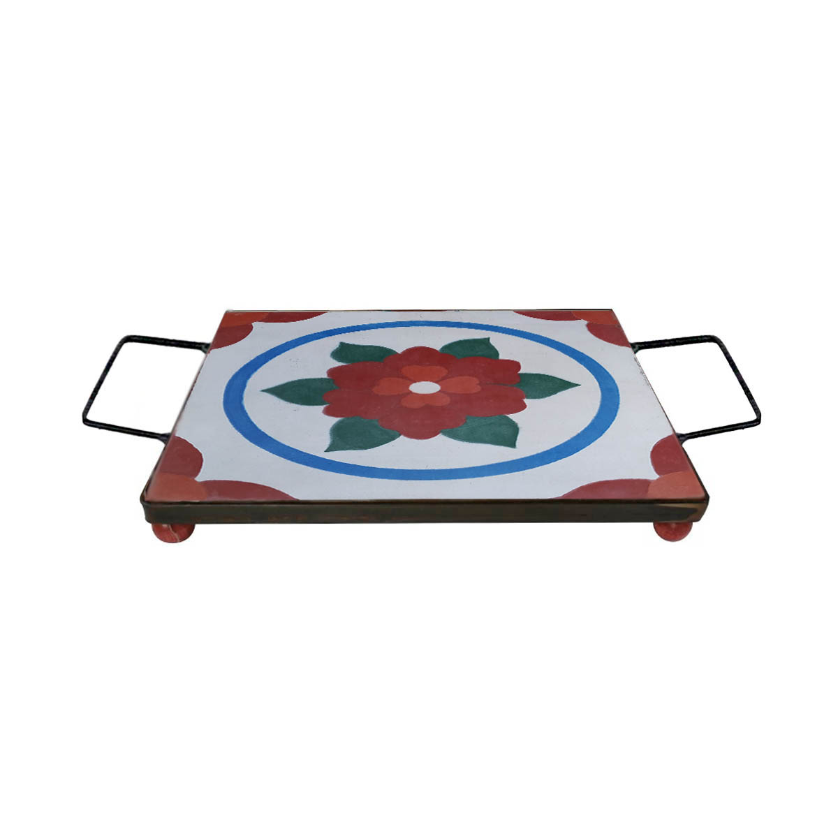 Descanso de Panela Apoio De Mesa Ladrilho Hidráulico F1