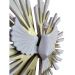 Escultura Divino Espirito Santo de Parede De Madeira Maciça Esculpido a mão 50cm