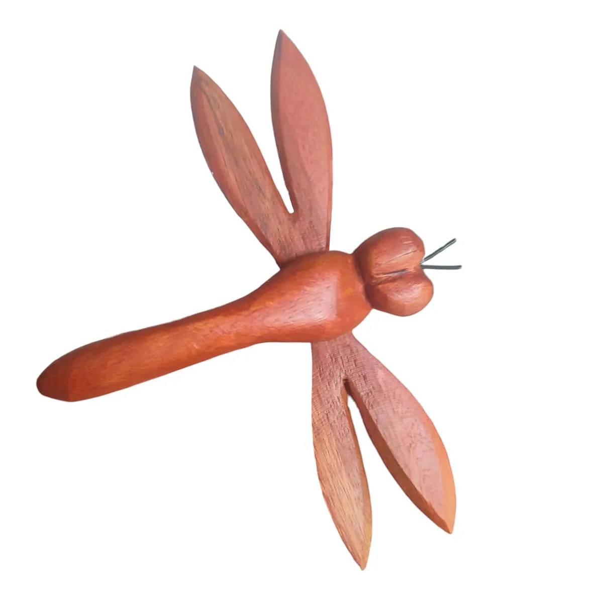 Escultura Libélula em Madeira de Parede