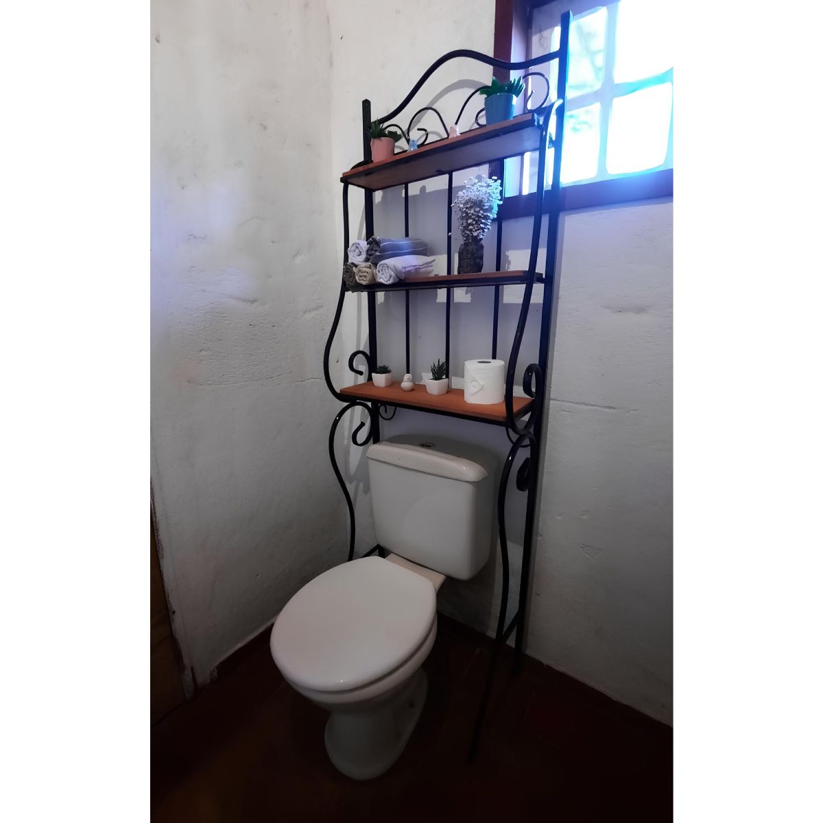 Estante Prateleira Sobre O Vaso Sanitário Espaço Otimizado