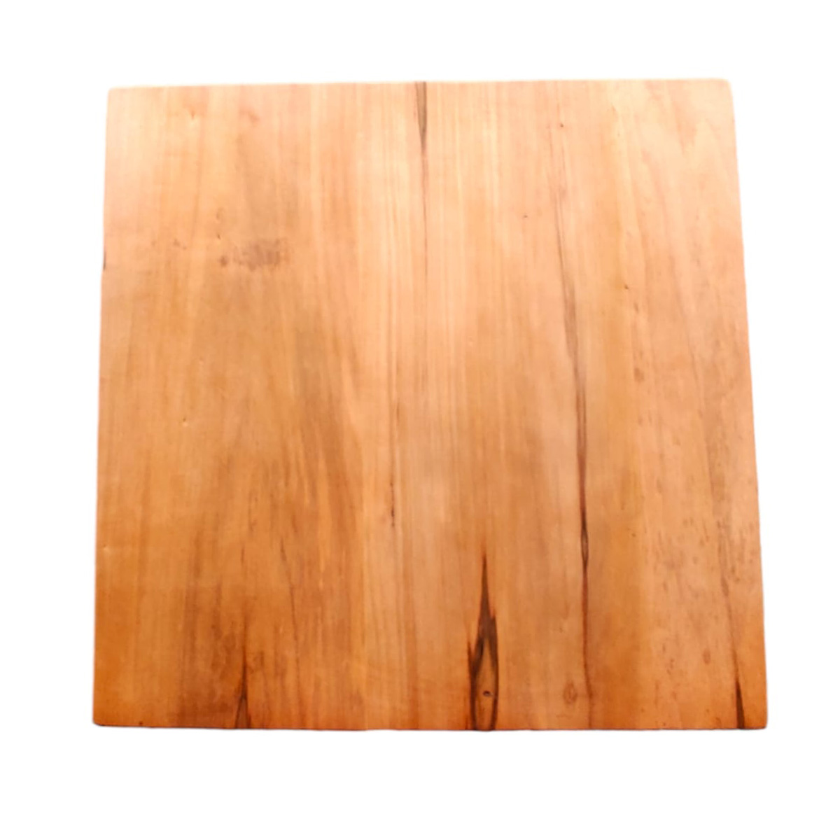 Mesa De Jantar 4 Lugares Grande Ferro E Madeira Maciça 90x90 Artesanal