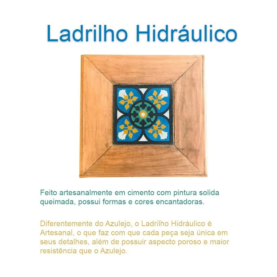 Porta Botijão De Gás Móvel Com Prateleira de Madeira Maciça Com Ladrilho Hidráulico
