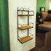 Prateleira de Parede Rústica 3 Andares - Organize e Decore seu Espaço com Estilo! Ultra Durável Anti Ferrugem