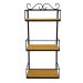 Prateleira de Parede Rústica 3 Andares - Organize e Decore seu Espaço com Estilo! Ultra Durável Anti Ferrugem
