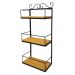 Prateleira de Parede Rústica 3 Andares - Organize e Decore seu Espaço com Estilo! Ultra Durável Anti Ferrugem