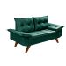 Sofa 2 Lugares Bariloche Essencial Estofados Verde