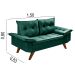 Sofa 2 Lugares Bariloche Essencial Estofados Verde
