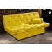 Sofa Cama Bau Reclinavel 3 Posições Suede Amarelo
