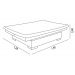 Sofa Cama Bau Reclinavel 3 Posições Suede Cappuccino