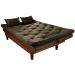 Sofa Cama Caribe Reclinavel 3 Posições Suede Cappuccino Essencial Estofados