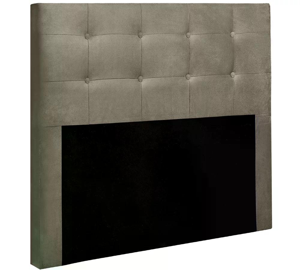 Cabeceira Casal Cama Box 140x129 Cm Helen Suede Bege SBL