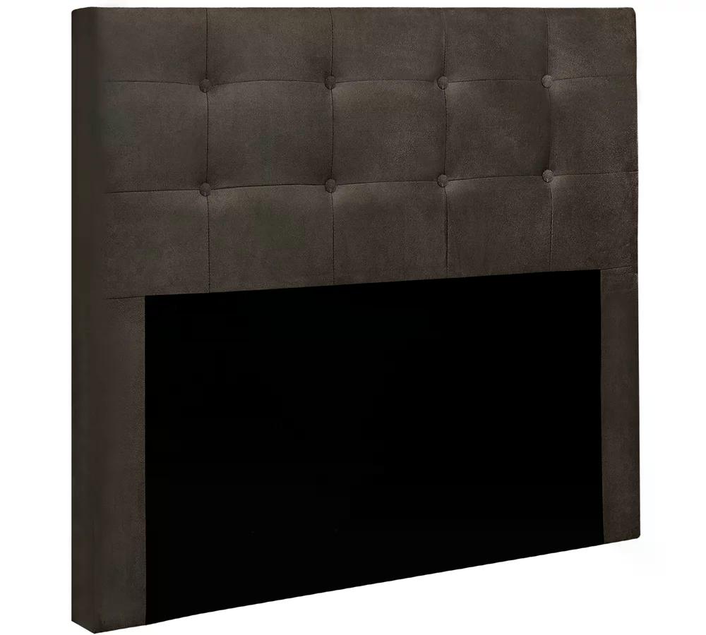 Cabeceira Casal Cama Box 140x129 Cm Helen Suede Marrom SBL