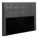 Cabeceira Queen Cama Box 160x129 Cm Helen Suede Cinza SBL
