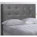 Cabeceira Queen Cama Box 160x129 Cm Helen Suede Cinza SBL