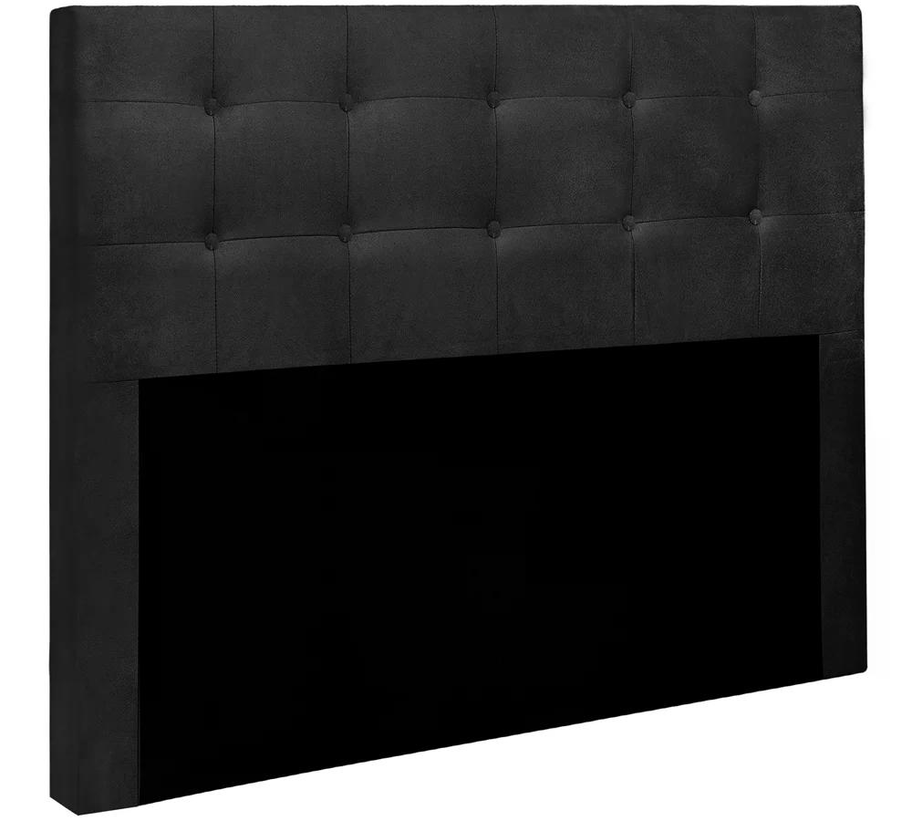 Cabeceira Queen Cama Box 160x129 Cm Helen Suede Preto SBL
