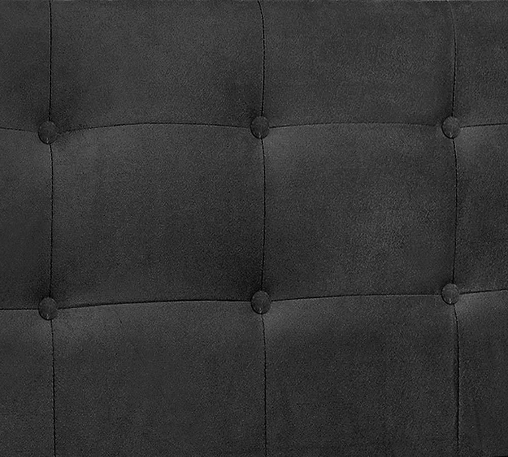 Cabeceira Queen Cama Box 160x129 Cm Helen Suede Preto SBL