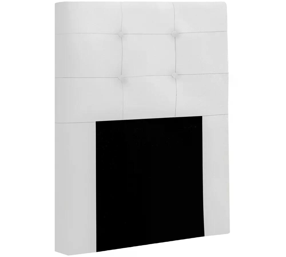Cabeceira Solteiro Cama Box 90x129 Cm Helen Material Sintetico Branco SBL