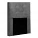 Cabeceira Solteiro Cama Box 90x129 Cm Helen Suede Cinza SBL