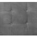 Cabeceira Solteiro Cama Box 90x129 Cm Helen Suede Cinza SBL