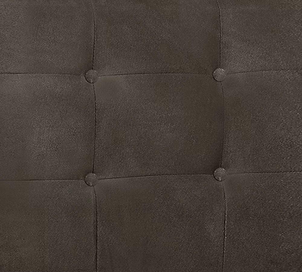 Cabeceira Solteiro Cama Box 90x129 Cm Helen Suede Marrom SBL