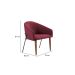 Poltrona Decorativa com Base Preta Home Vinho