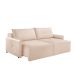 Sofá 2 Lugares Retrátil Urban Linho Bege Claro 160 cm