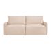 Sofá 2 Lugares Retrátil Urban Linho Bege Claro 160 cm