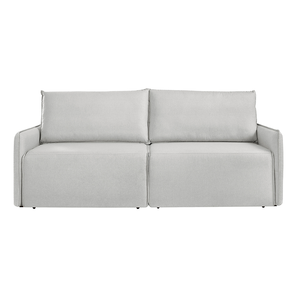 Sofá 2 Lugares Retrátil Urban Linho Cinza 160 cm