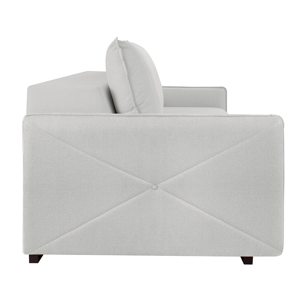 Sofá 2 Lugares Retrátil Urban Linho Cinza 160 cm