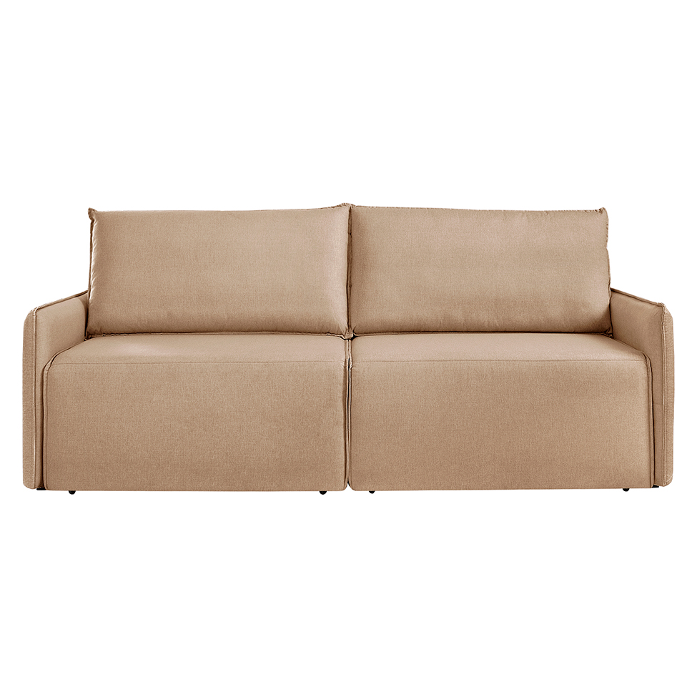 Sofá 2 Lugares Retrátil Urban Linho Palha 160 cm