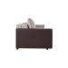 Sofá 2 Lugares Retrátil Urban com Entrada USB Linho Bege e Marrom 160 cm