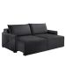 Sofá 2 Lugares Retrátil Urban com USB Linho Grafite 160 cm