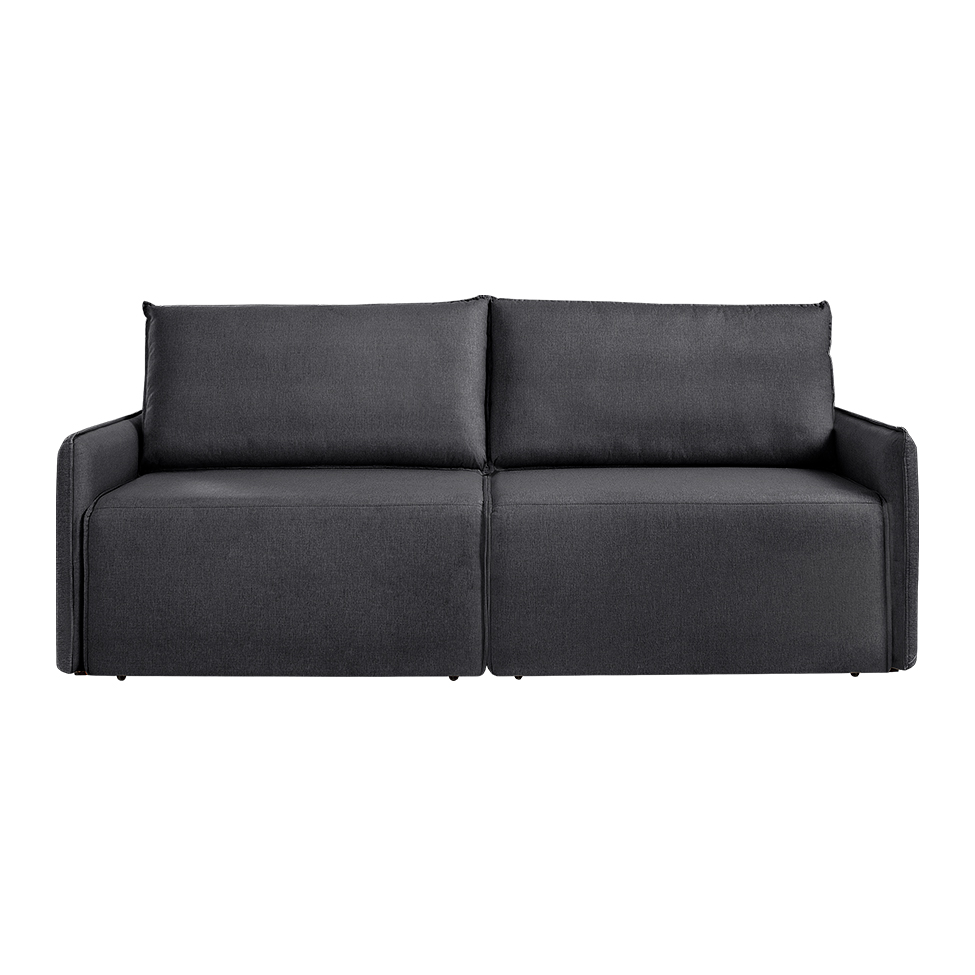 Sofá 2 Lugares Retrátil Urban com USB Linho Grafite 160 cm