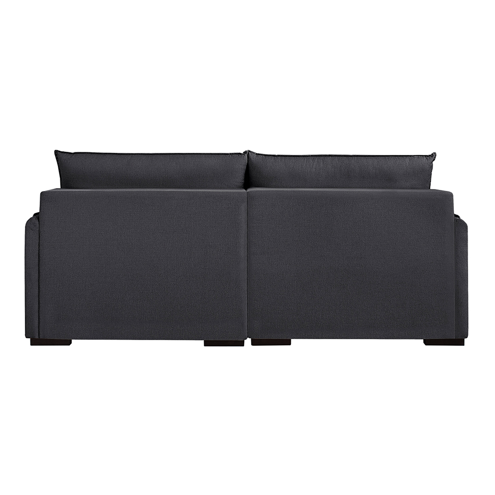Sofá 2 Lugares Retrátil Urban com USB Linho Grafite 160 cm