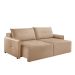 Sofá 2 Lugares Retrátil Urban com USB Linho Palha 160 cm