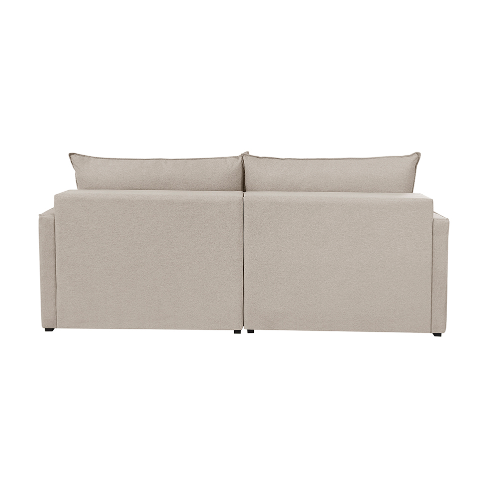 Sofá 3 Lugares Retrátil Moon Linho Cru 220 cm
