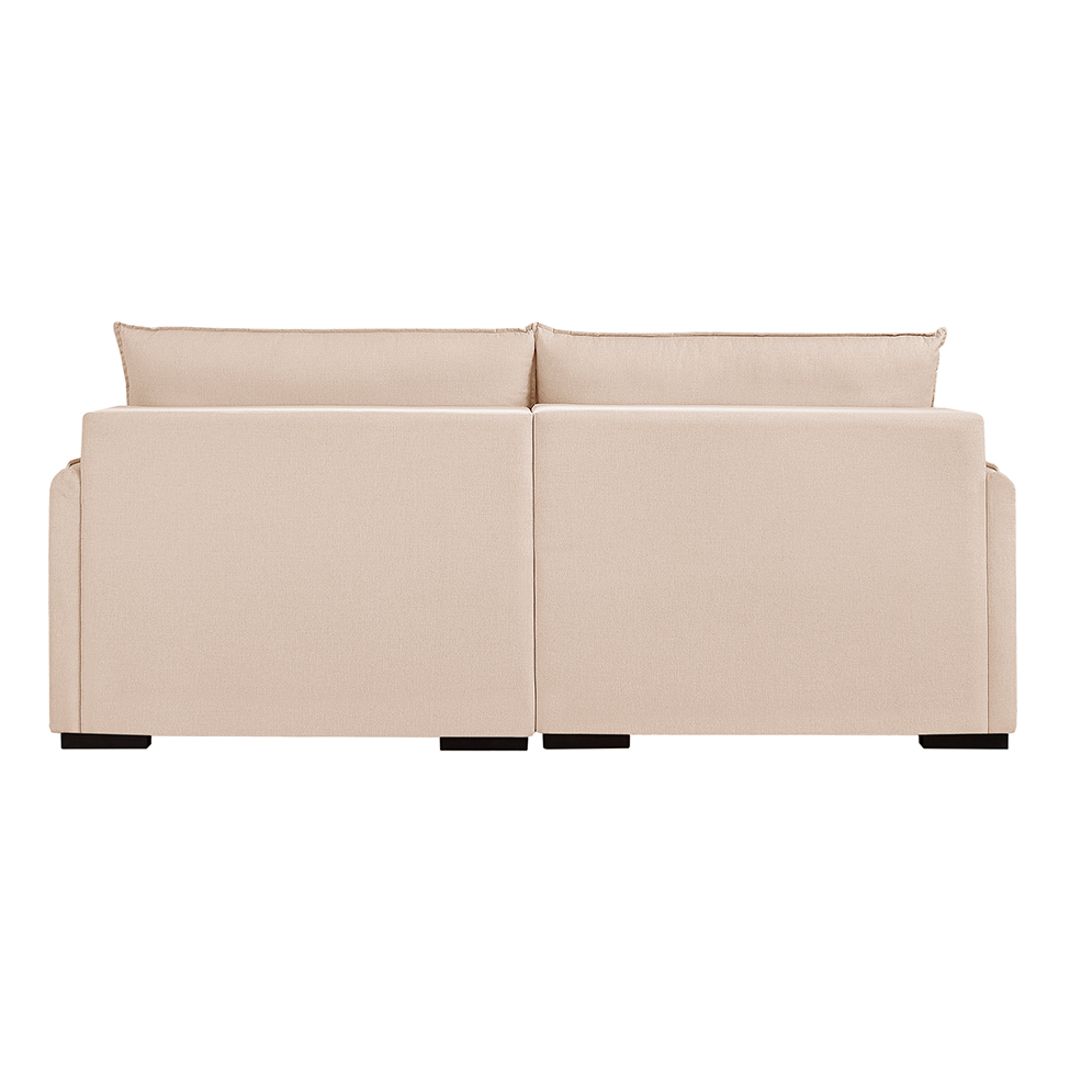 Sofá 3 Lugares Retrátil Urban Linho Bege 200 cm