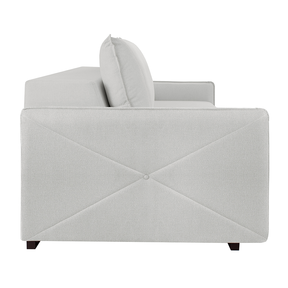 Sofá 3 Lugares Retrátil Urban Linho Cinza 200 cm