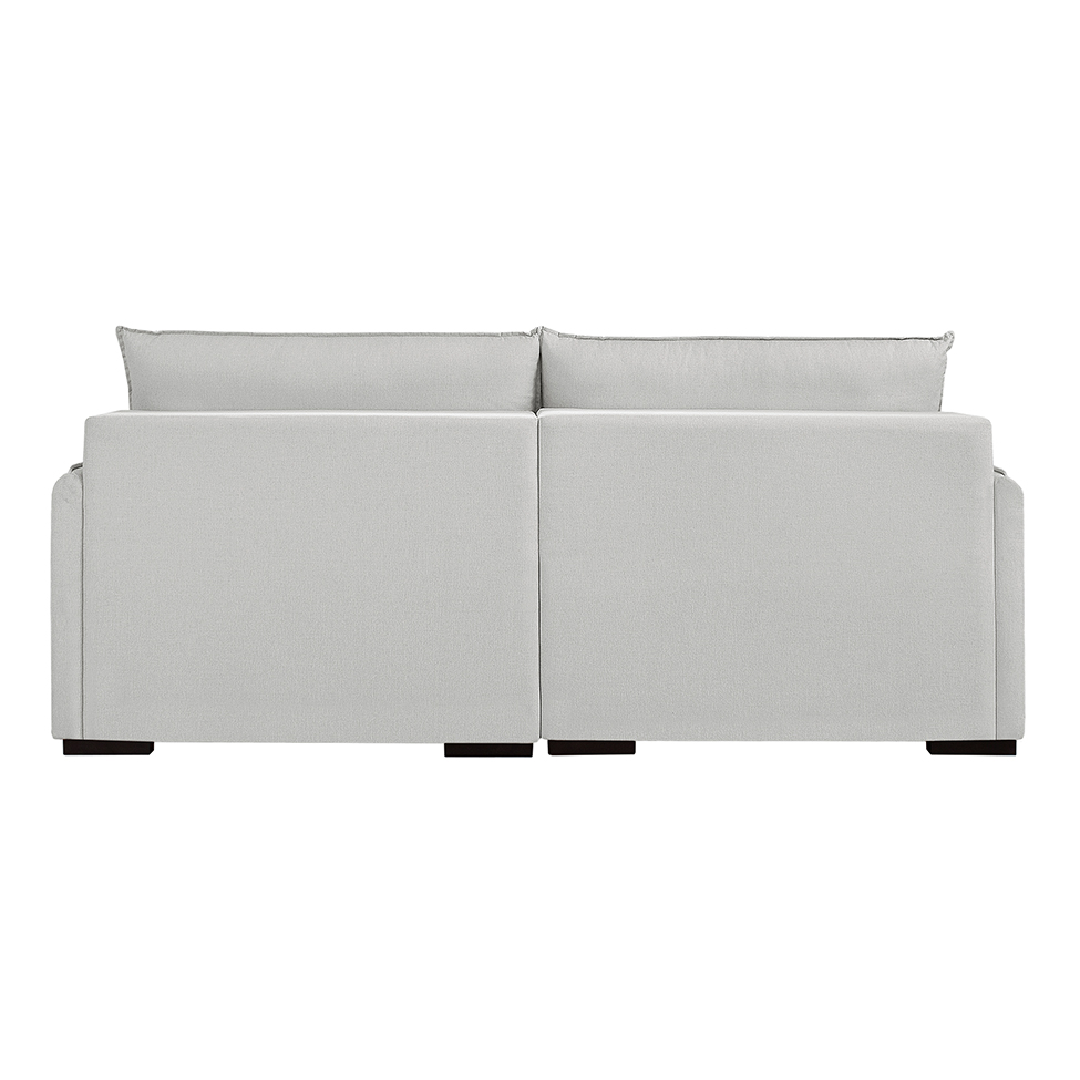 Sofá 3 Lugares Retrátil Urban com USB Linho Cinza 200 cm