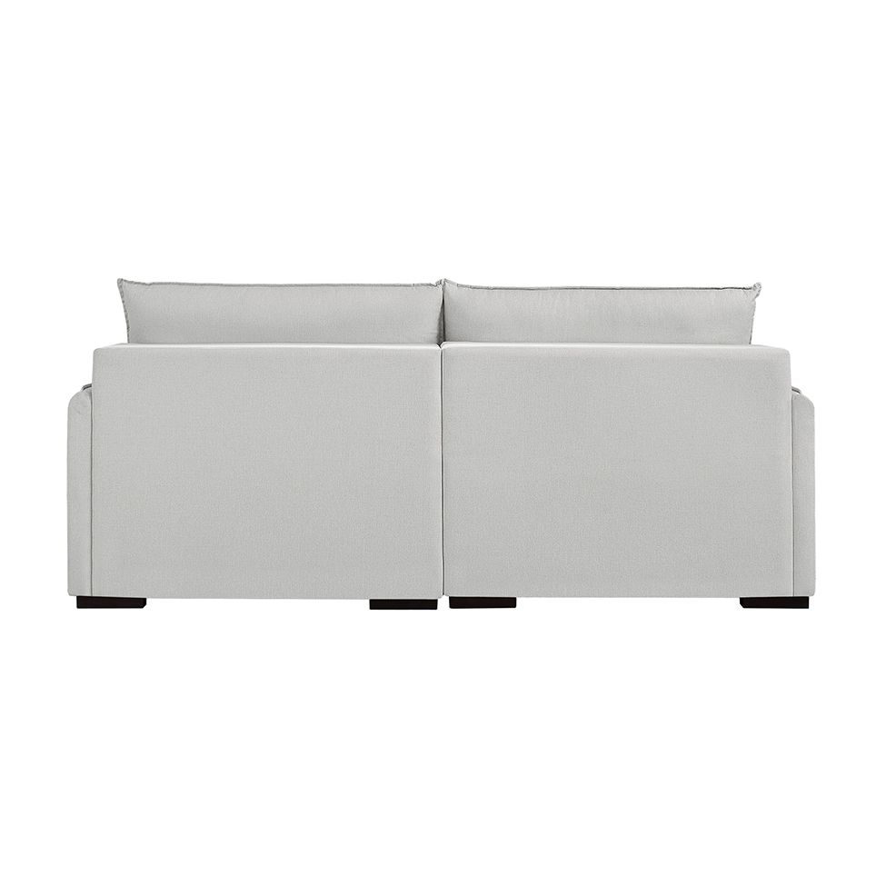 Sofá 3 Lugares Retrátil Urban com USB Linho Cinza 220 cm