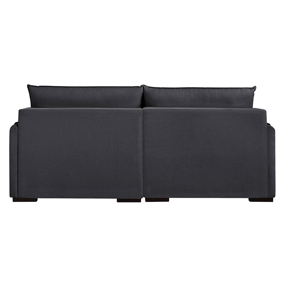 Sofá 3 Lugares Retrátil Urban com USB Linho Grafite 220 cm