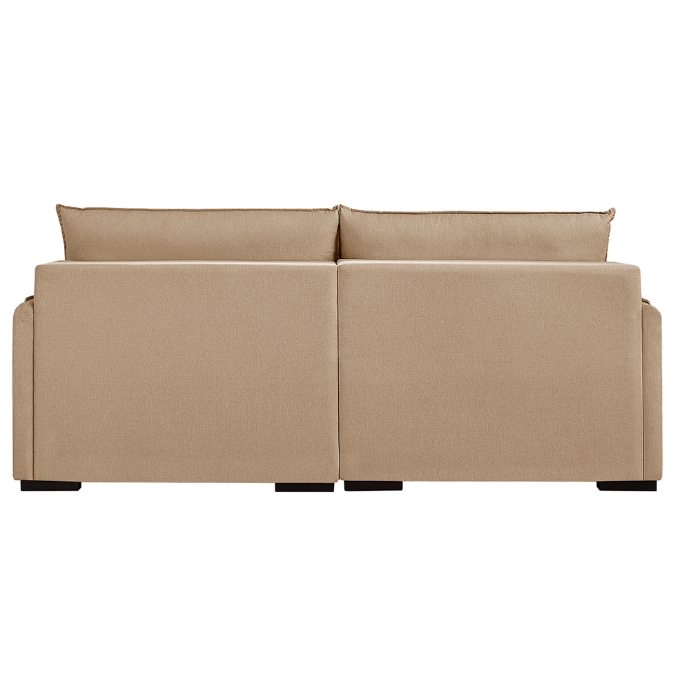 Sofá 3 Lugares Retrátil Urban com USB Linho Palha 200 cm